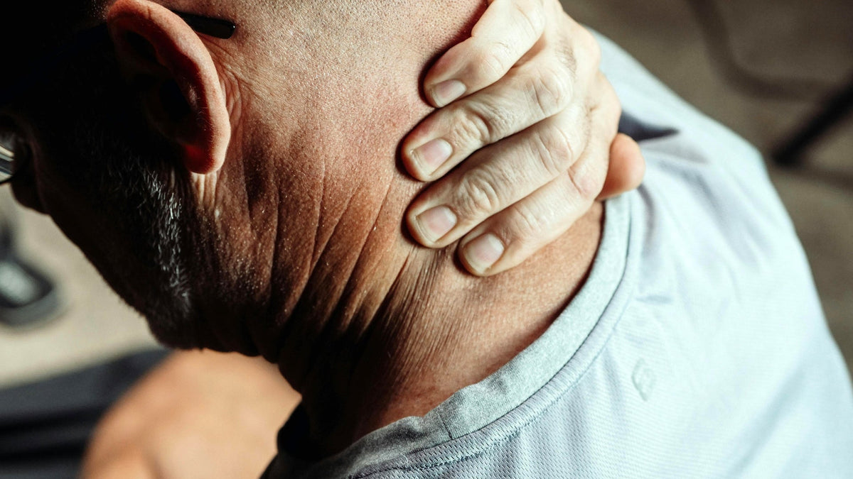 Nine Realms Senior Customer Experiencing Arthritis Pain