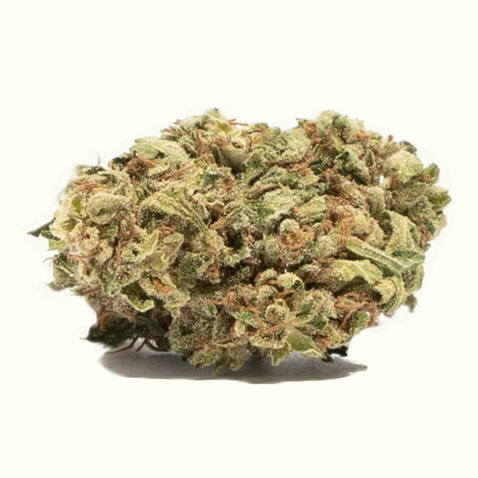 Nine Realms CBG Lavender cannabis flower bud with no background