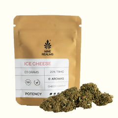 Nine Realms Ice Cheese cannabis T9HC flower 3g