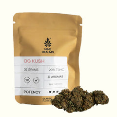 Nine Realms OG Kush T9HC cannabis flower 5g